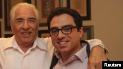 Baquer (left) and Siamak Namazi are among several dual nationals held by Iran. 