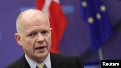 British Foreign Secretary William Hague