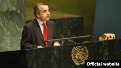 Afghanistan's UN Ambassador Zahir Tanin (file photo)