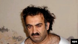 Khalid Sheik Mohammed shortly after his capture in Pakistan in 2003.