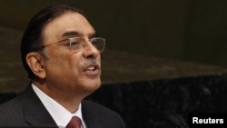 Pakistani President Asif Ali Zardari