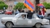 Antigovernment protesters in Republic Square in Yerevan, Armenia, in April 2018. Weeks of mass protests forced long-entrenched leader Serzh Sarkisian to resign.