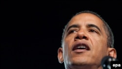 U.S. President Barack Obama speaks during a visit to the 110th annual Veterans of Foreign Wars convention in Phoenix.