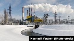 The Zmiyivska thermal power station in the Kharkiv region