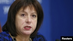 Ukrainian Finance Minister Natalie Jaresko