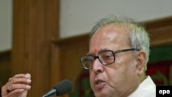 Indian Foreign Minister Pranab Mukherjee