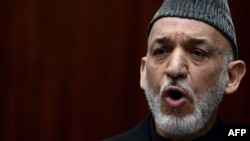 Afghan President Hamid Karzai