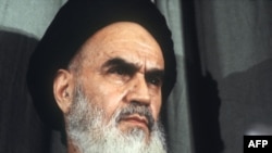 Ayatollah Ruhollah Khomeini in February 1979, shortly after his return from exile