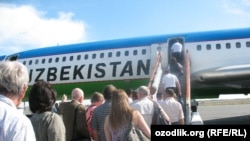 Due to the coronavirus pandemic, Uzbekistan shut its borders and suspended air travel to other countries in mid-March. (file photo)